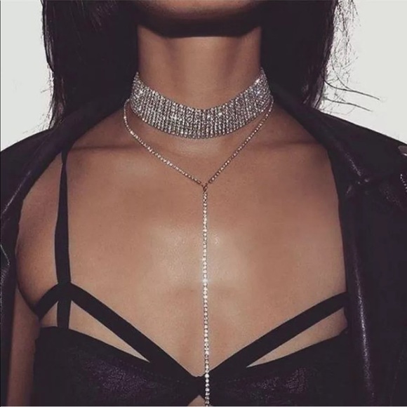 Jewelry - Silver Choker Chain Necklace
