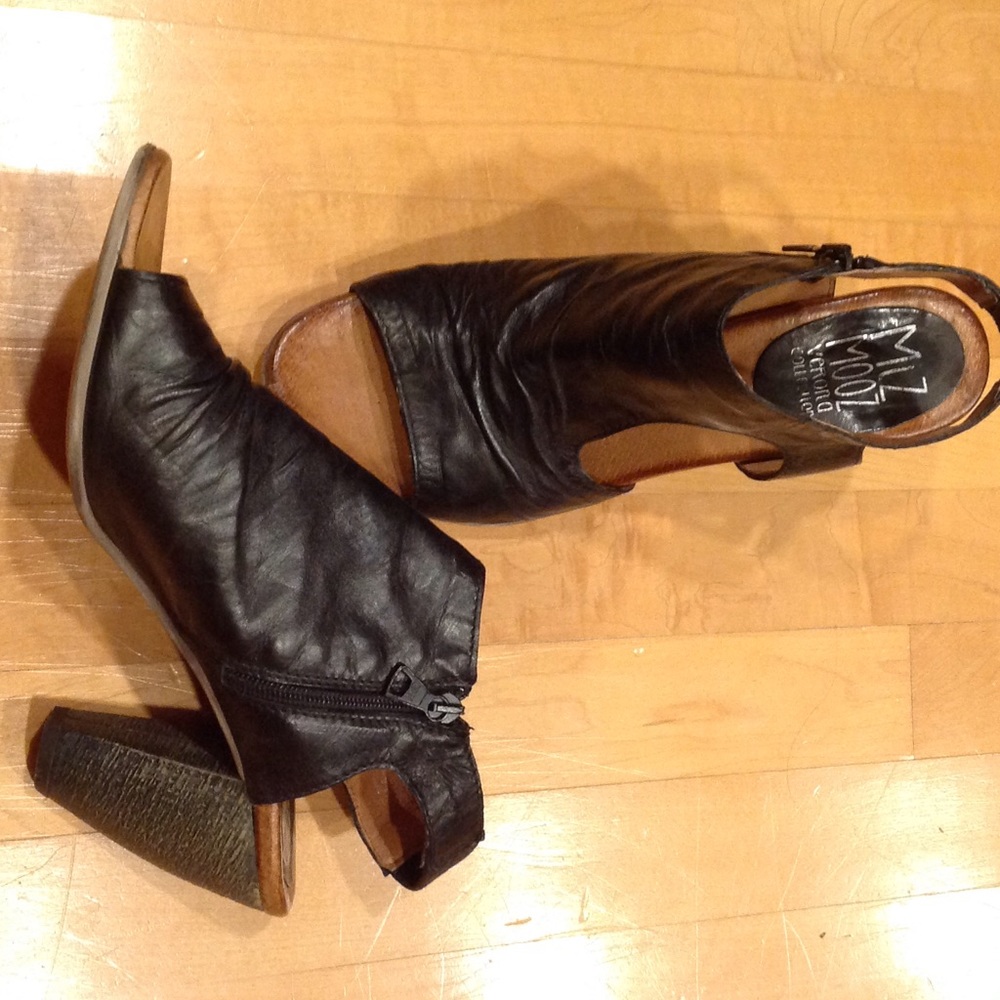 Peep toe Sandals Black