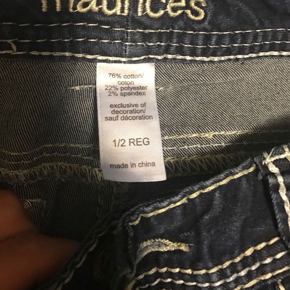 maurices dark jean capris - Picture 3 of 3