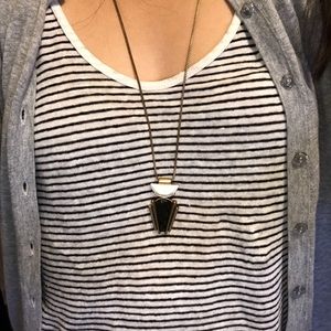 Gold statement necklace