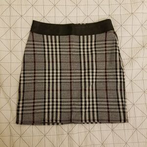 Abercrombie& fitch Plaid A-line Skirt