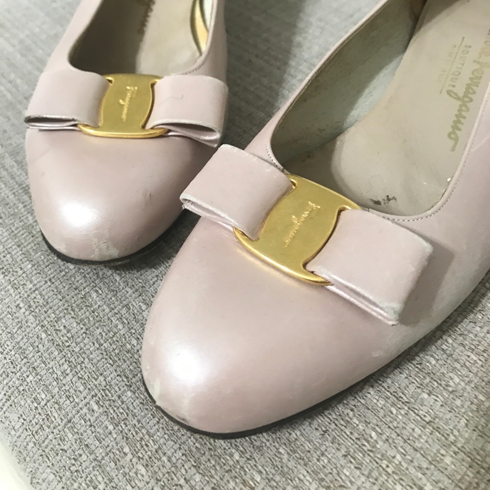 True Vintage Ferragamo Low Heels