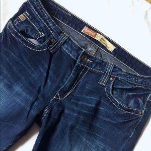 EUC Big Star Alex mid rise skinny jeans.