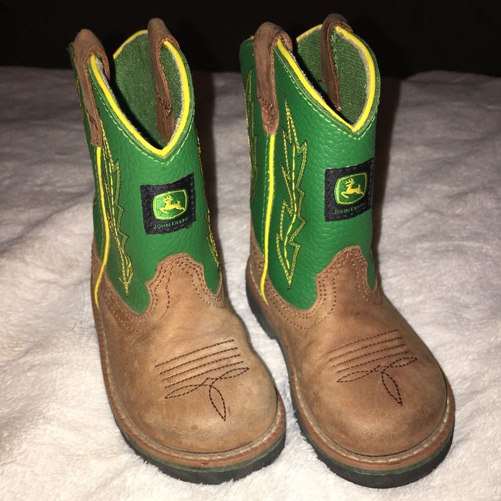 Toddler boys John Deere boots
