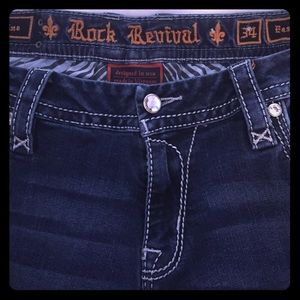 Rock Revival  34 Haine Easy Boot Medium Wash