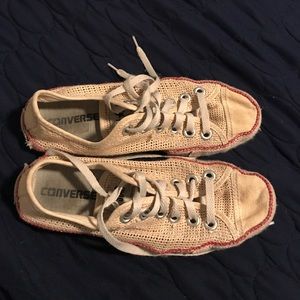 RARE NOT IN STORES Woven Converse