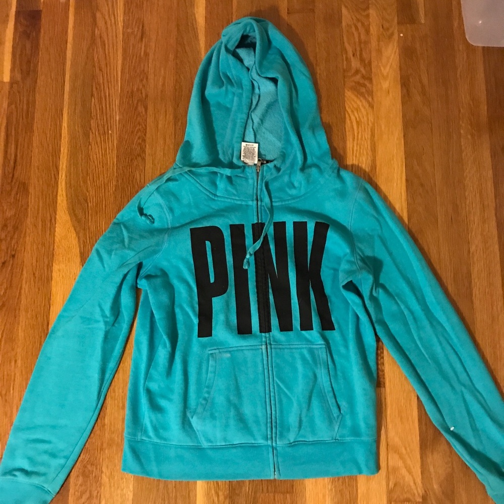 Turquoise PINK Zip-up
