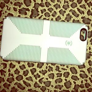 Blue and white Speck case for IPhone6/6s plus