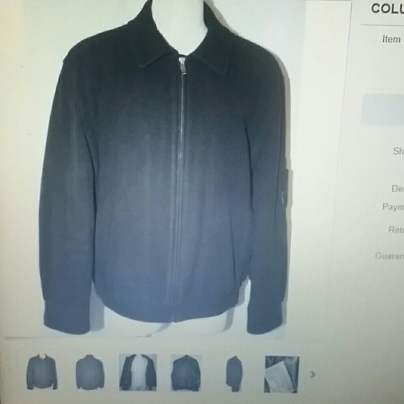 Columbia bomber Aviator wool jacket winter coat