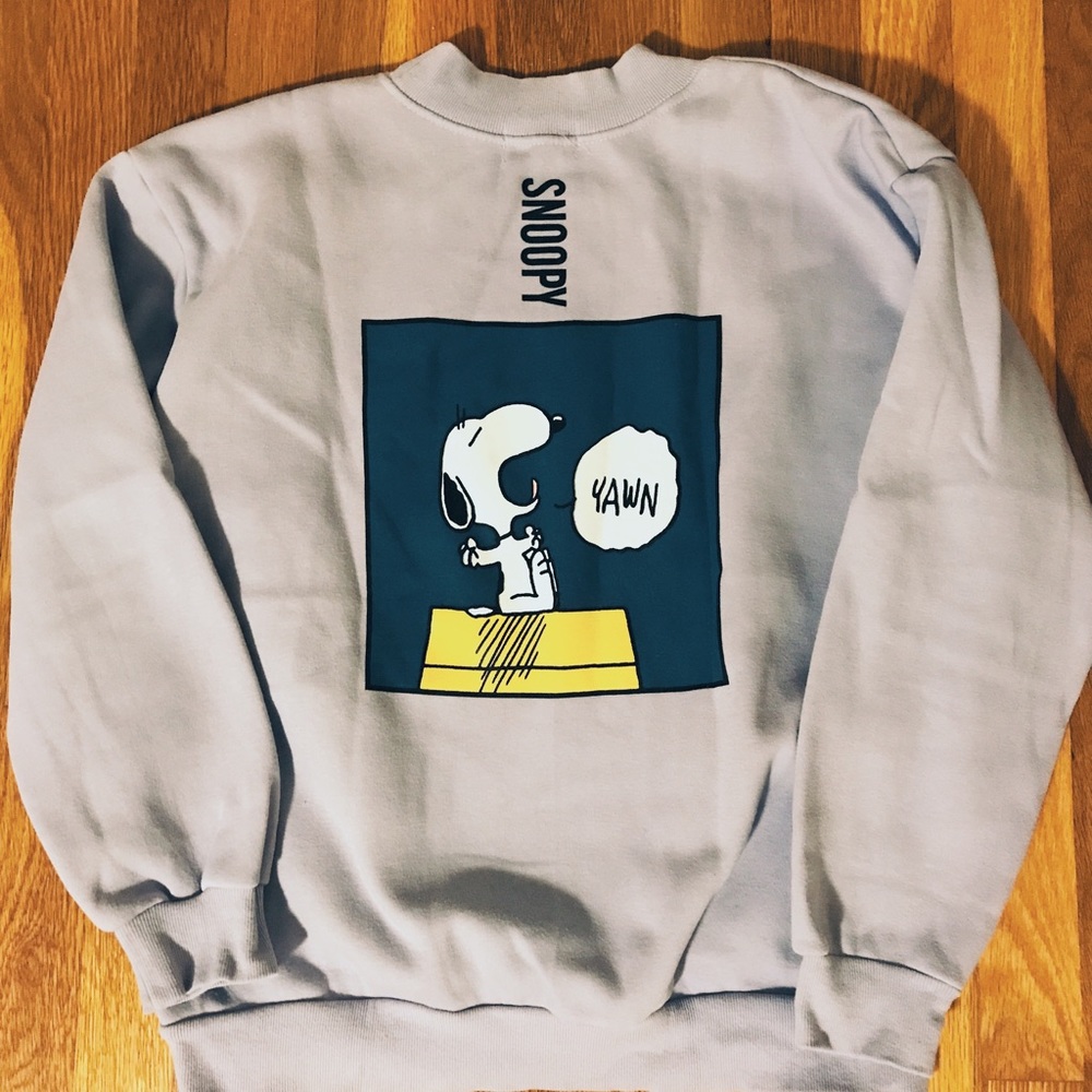 Lavender Snoopy Pullover