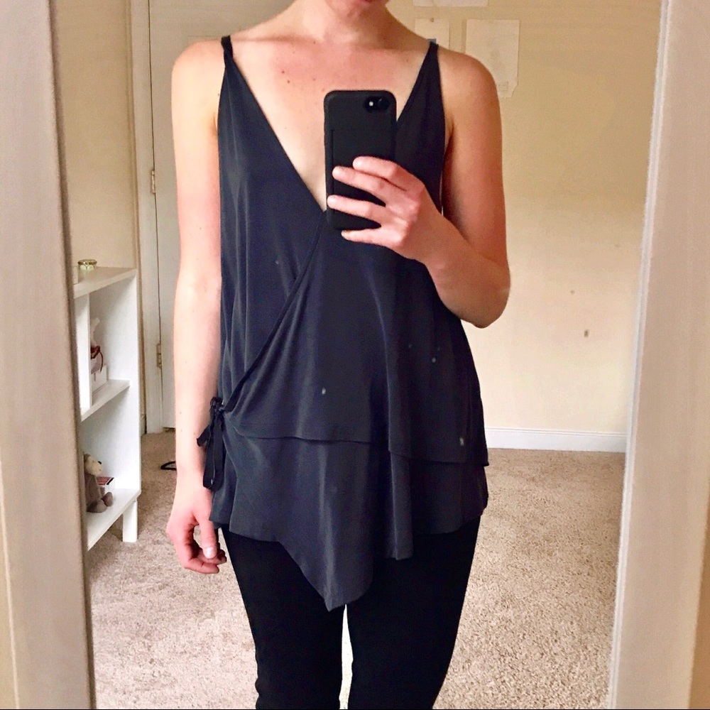 Free People 'Babe Town' Wrap Tank