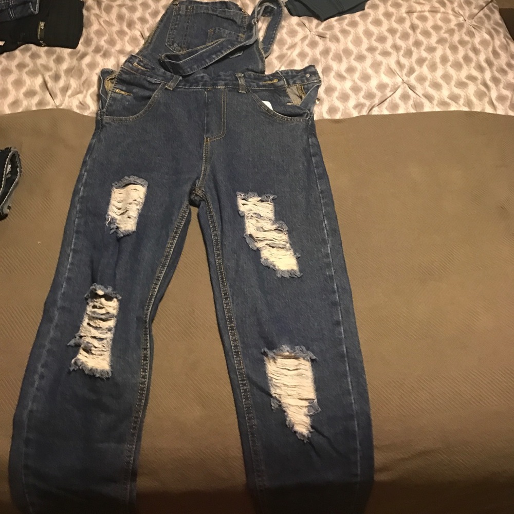 bib overall jeans