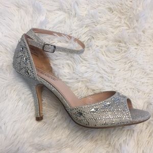 Silver Sparkle Shoes
