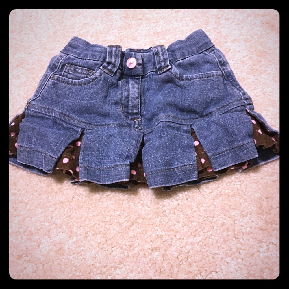 Toddlers' Button-Down Skirt