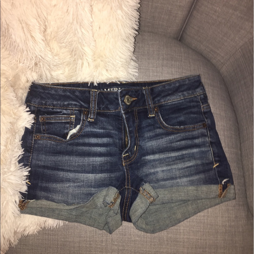 American Eagle Shortie Jean Shorts