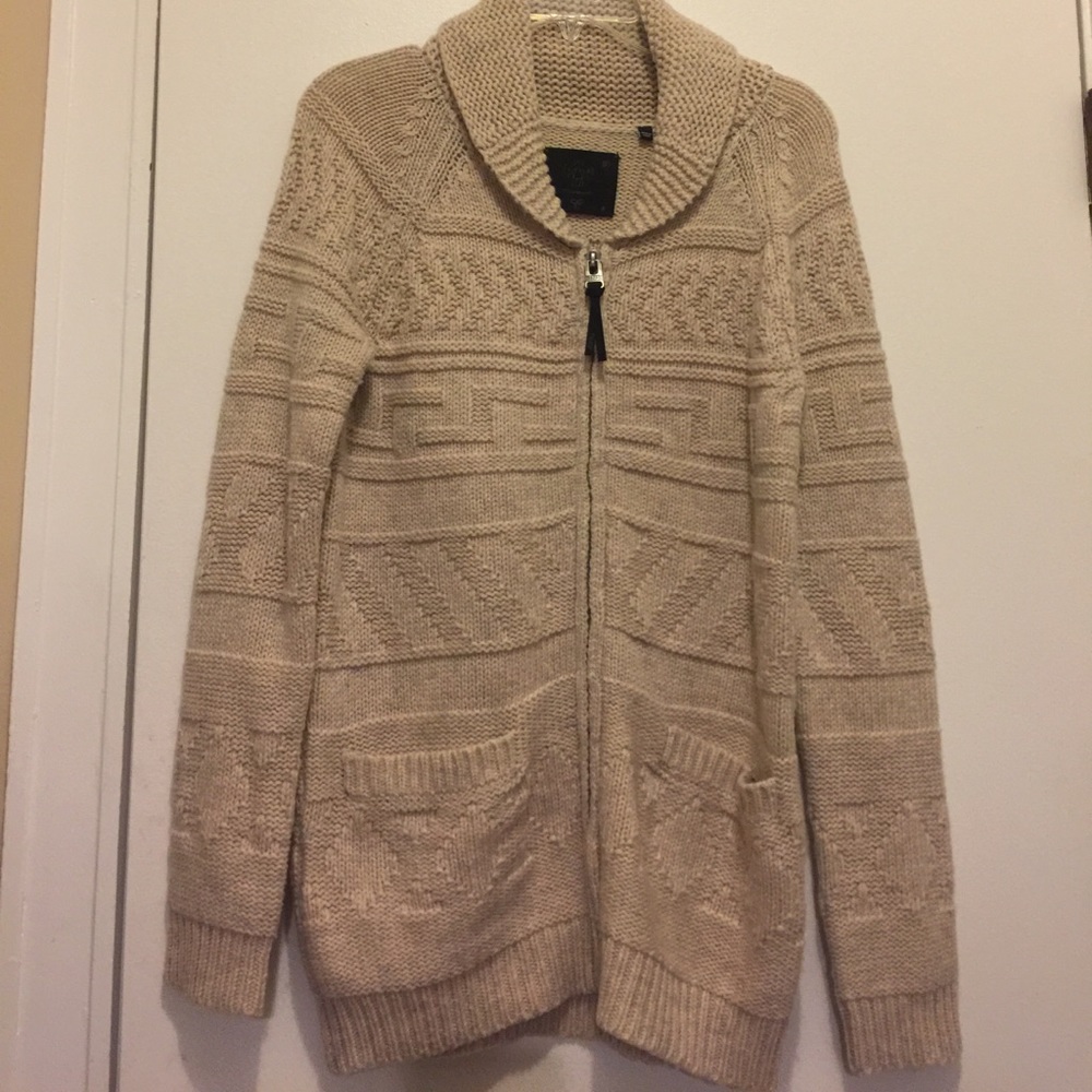 Aritzia cream chunky sweater