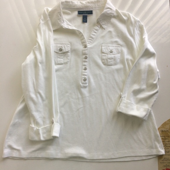 Karen Scott Tops - Karen Scotts Shirt 3/4 length Sleeves Size 1X Karen Scott Tops - Karen Scotts Shirt 3/4 length Sleeves Size 1X