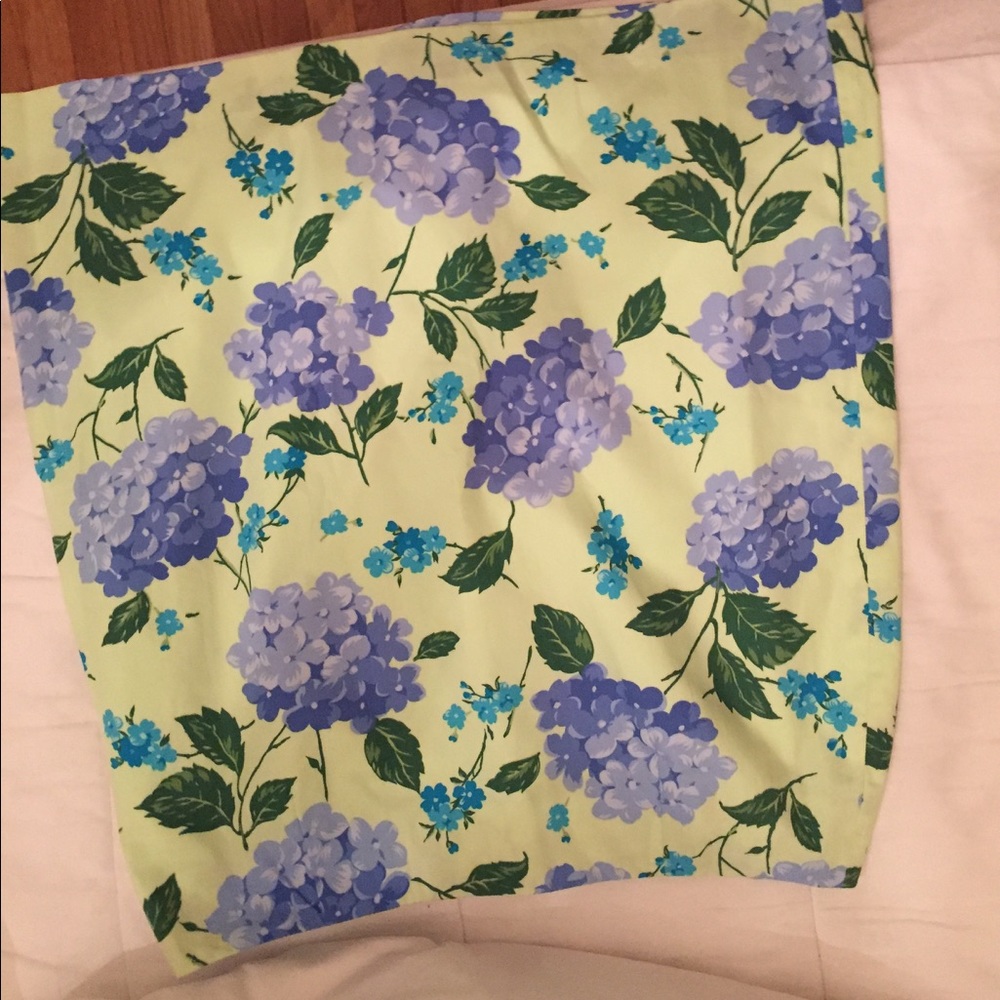 Talbots floral skirt