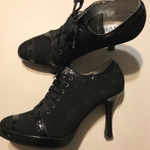 Colin Stuart Black Suede Booties