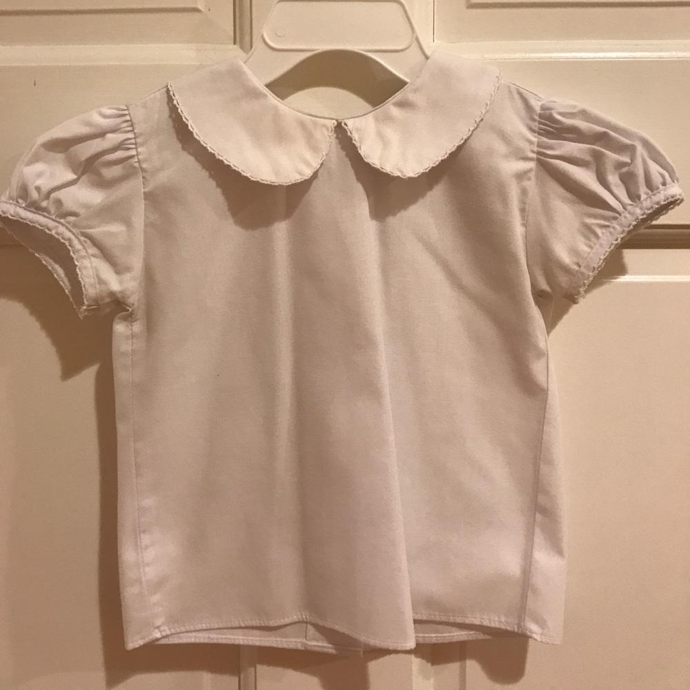 White Blouse with Peter Pan Collar