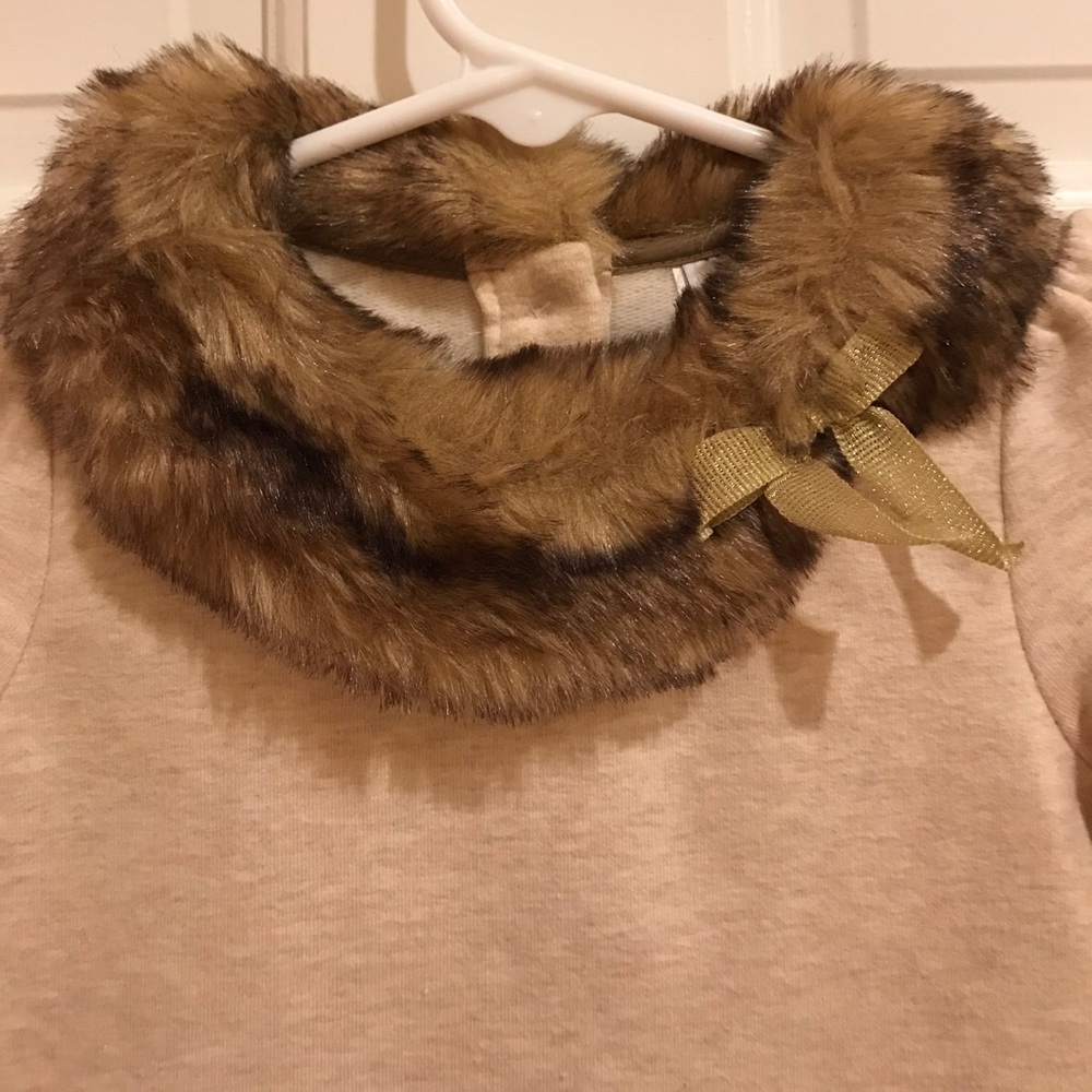 Janie and Jack Tunic with Faux Fur