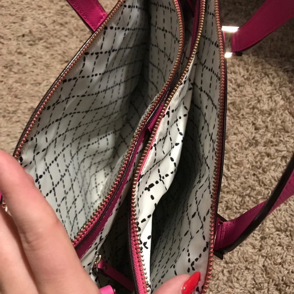 Bright pink Kate Spade purse and wallet - Picture 4 of 8