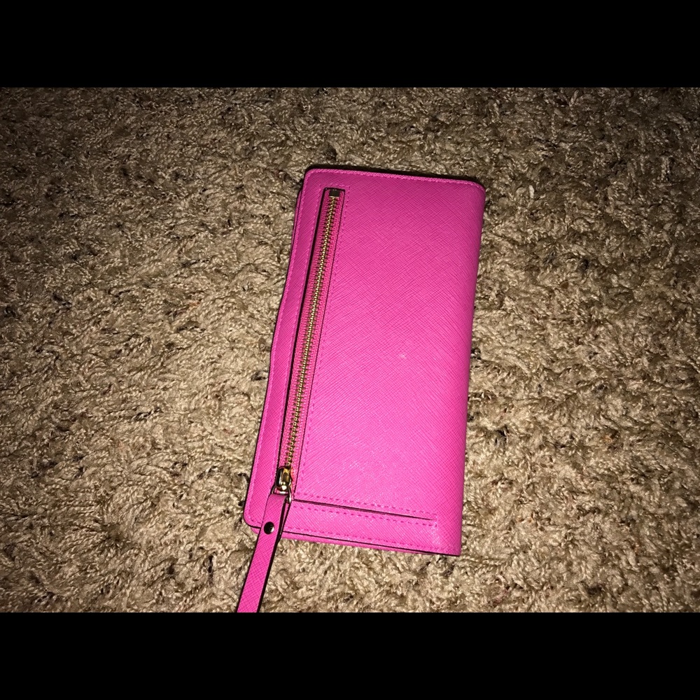 Bright pink Kate Spade purse and wallet - Picture 8 of 8