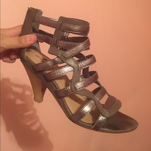 7 for All Mankind Silver Heels