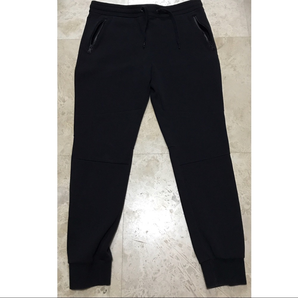 Express men's black joggers