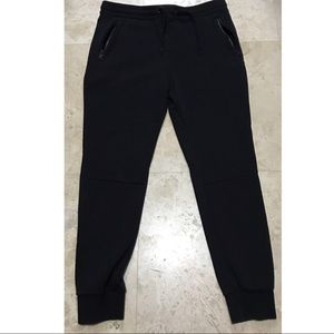Express men's black joggers