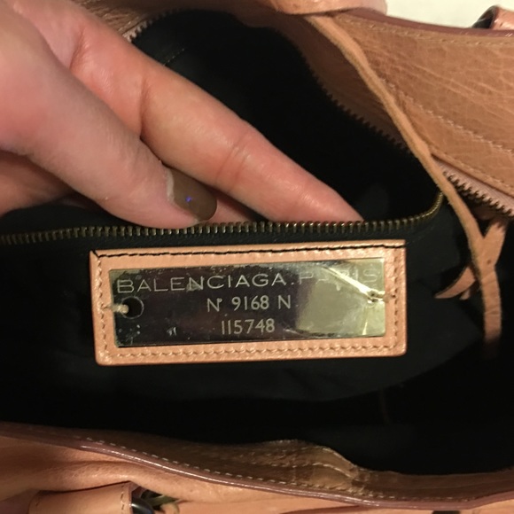 balenciaga city rose