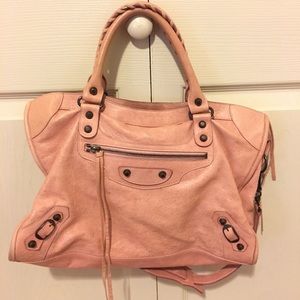 balenciaga city rose