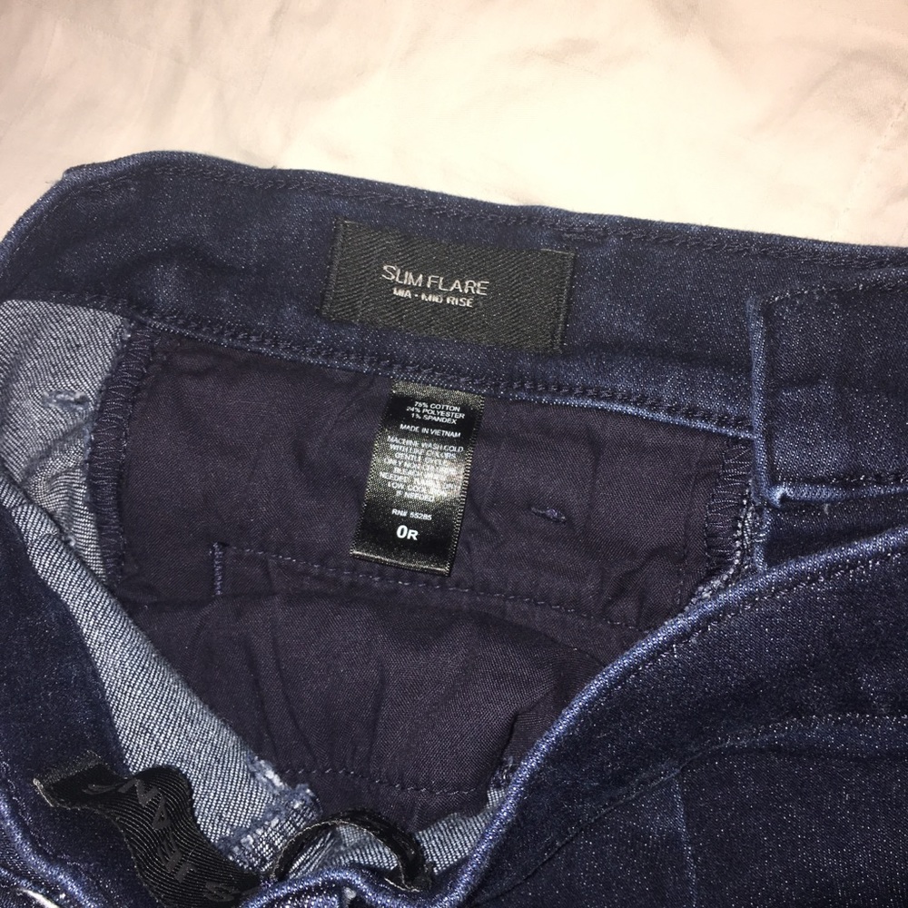 Express Skinny Flare size 0