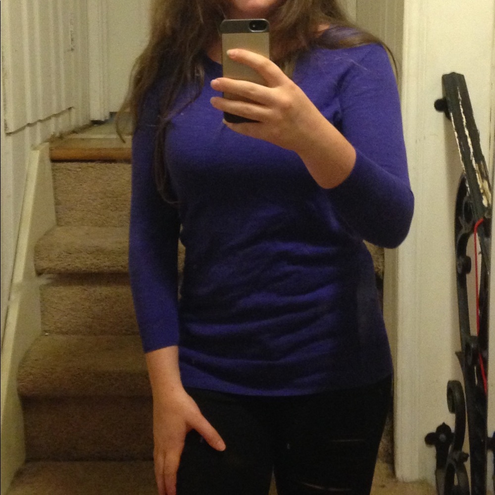 Purple sweater