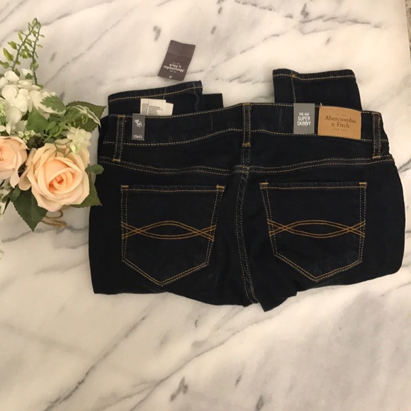 🆕Abercrombie&Fitch skinny denim size 25 0R - Picture 4 of 4