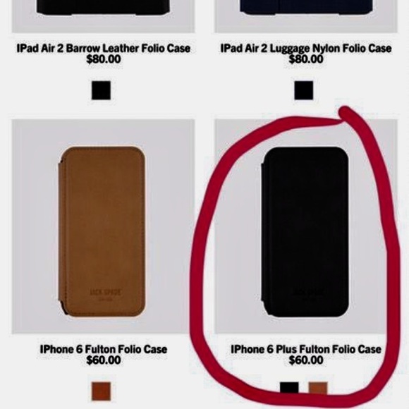 NEW Jack Spade Case for iPhone 6 Plus - Picture 2 of 2