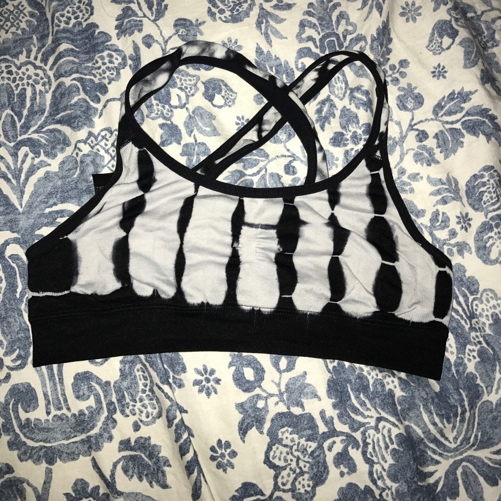 Tie dye sports bra