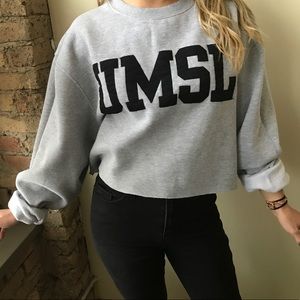 Vintage cropped sweatshirt