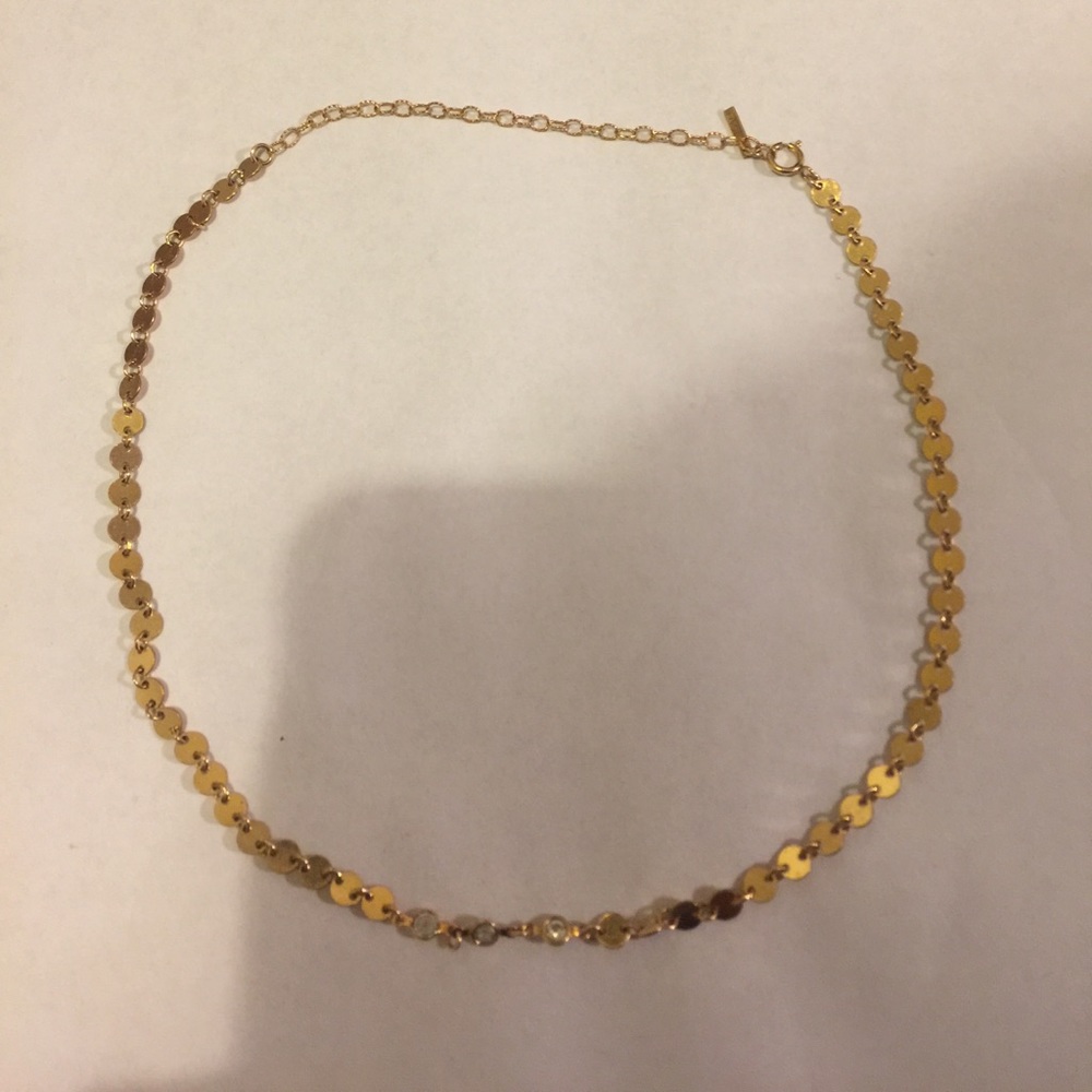 Amarilo Pia Triple Crystal Choker