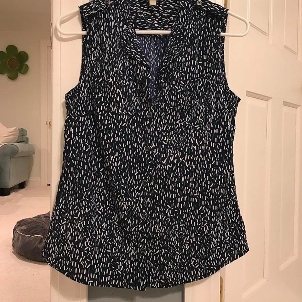 Navy Blouse