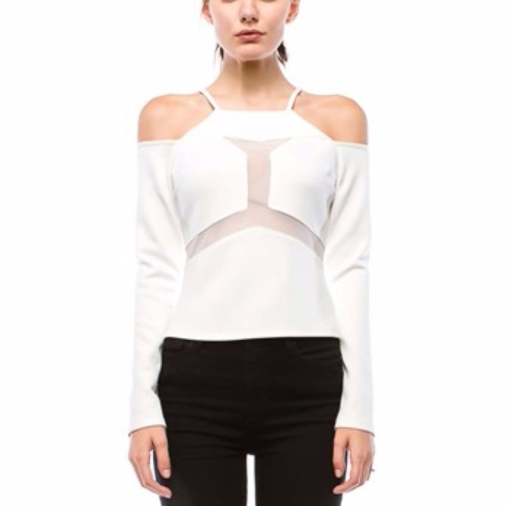 White Off-Shoulder Top