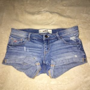 distressed hollister shorts