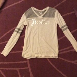 Justice long sleeve shirt.