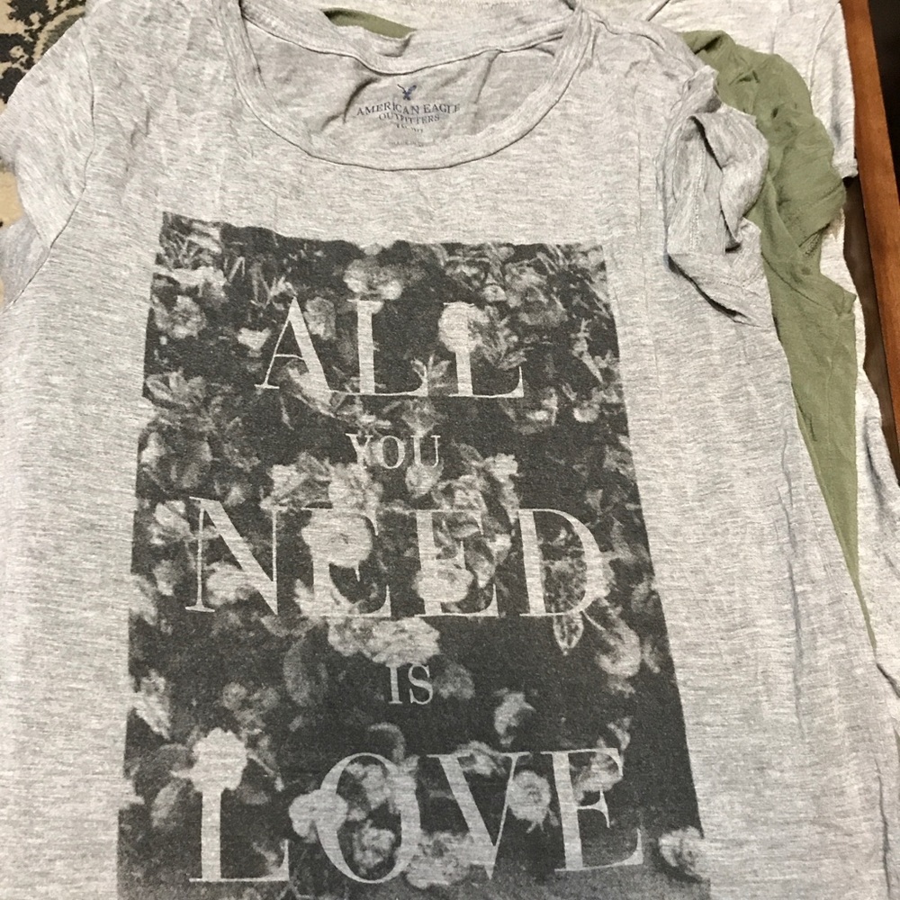 3 Shirts- American Eagle Soft and Sexy Tees