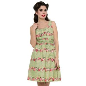Voodoo Vixen Angie Floral Cotton Dress