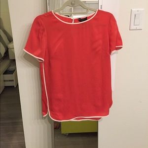 J. Crew retro silk tee