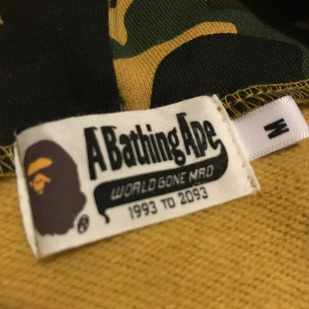 Men's Medium Bape jacket full zip