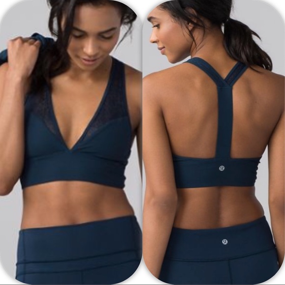 lululemon athletica Tops - NWT JADED LULULEMON TWIST & TRAIN BRA -- Size 6