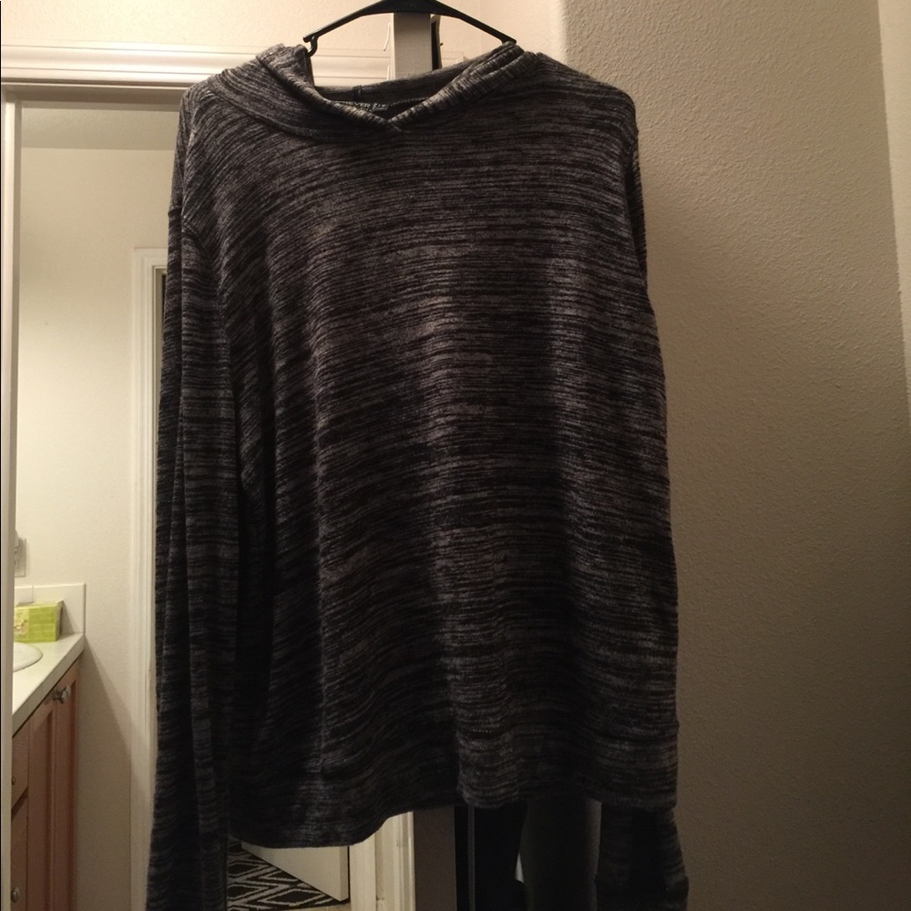 Lightweight Forever 21 pullover with hood