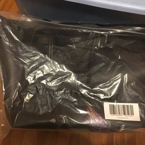 BRAND NEW WITH TAGS VICTORIA SECRET BLACK TOTE!